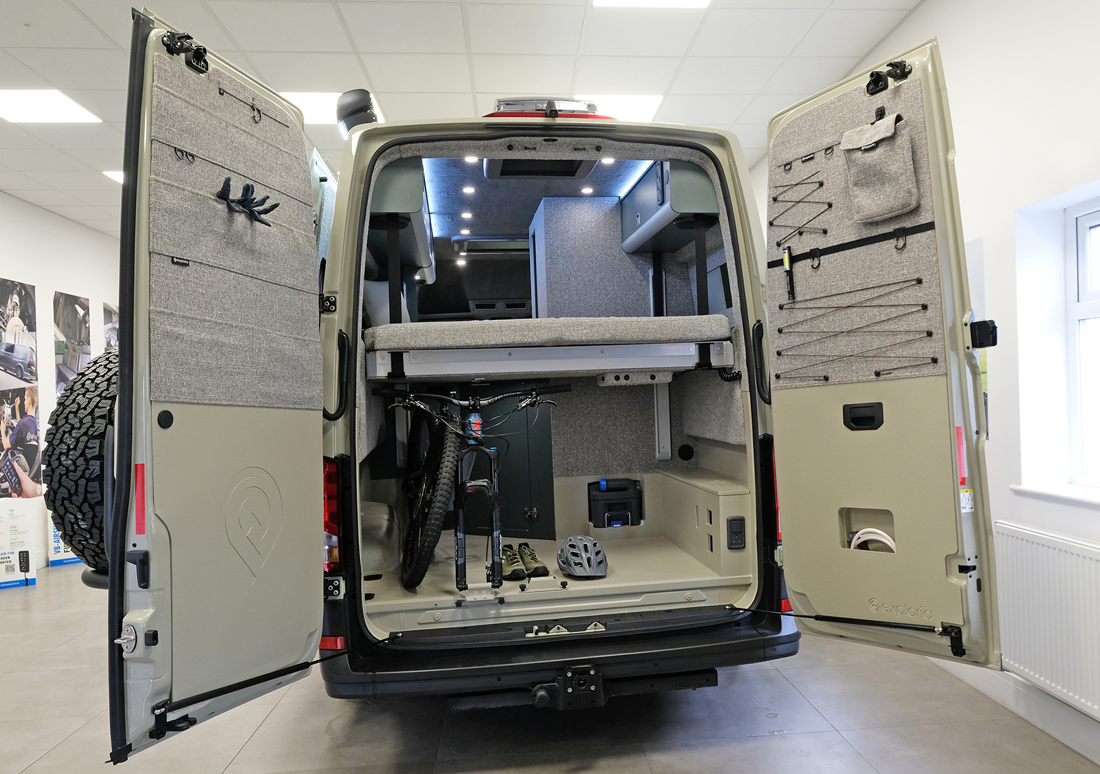 Multisport 60 - MAN TGE 3.180 –  4X4 MWB / Standard Wheelbase – Light Grey - Show Van - Image 7