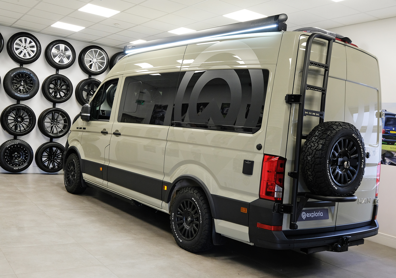 Multisport 60 - MAN TGE 3.180 –  4X4 MWB / Standard Wheelbase – Light Grey - Show Van - Image 2