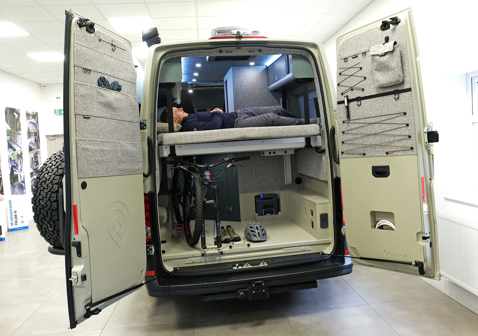 Multisport 60 - MAN TGE 3.180 –  4X4 MWB / Standard Wheelbase – Light Grey - Show Van - Image 8