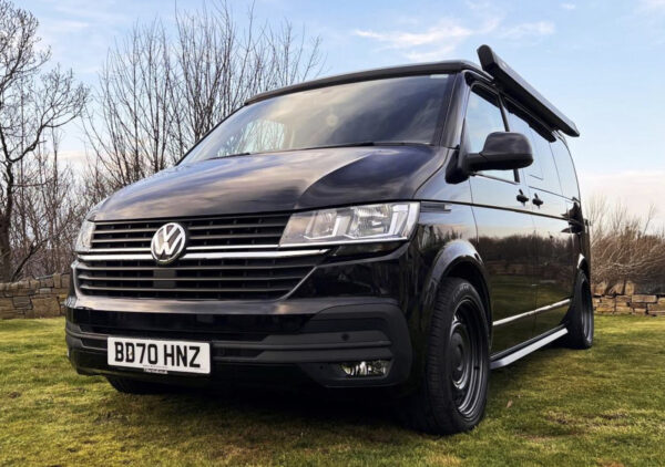 Deep Black Metallic VW Transporter T6.1 - SWB - Exploria Rhythm Campervan