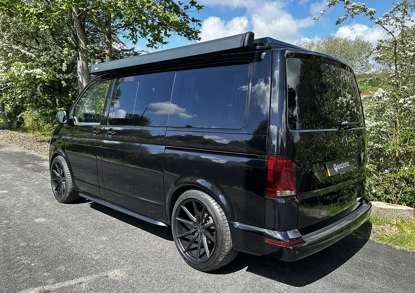 VW Transporter T6.1 - SWB - Exploria Rhythm Campervan - Deep Black Metallic - Image 4
