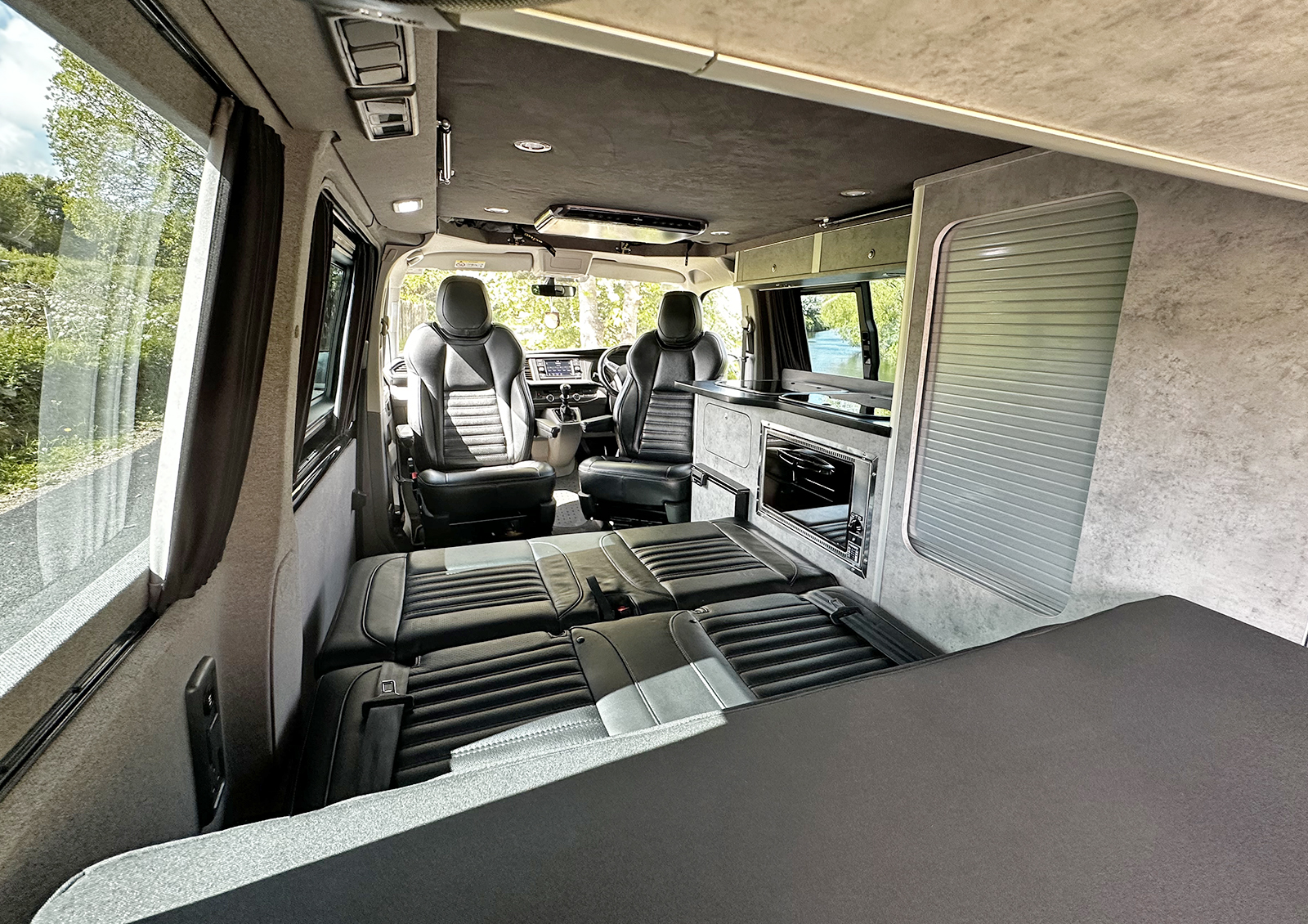 VW Transporter T6.1 - SWB - Exploria Rhythm Campervan - Deep Black Metallic - Image 11