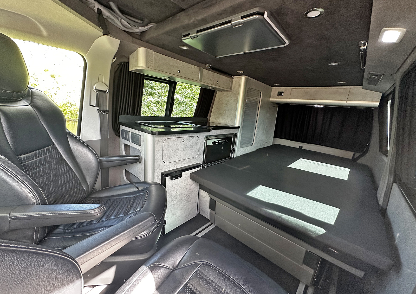VW Transporter T6.1 - SWB - Exploria Rhythm Campervan - Deep Black Metallic - Image 30