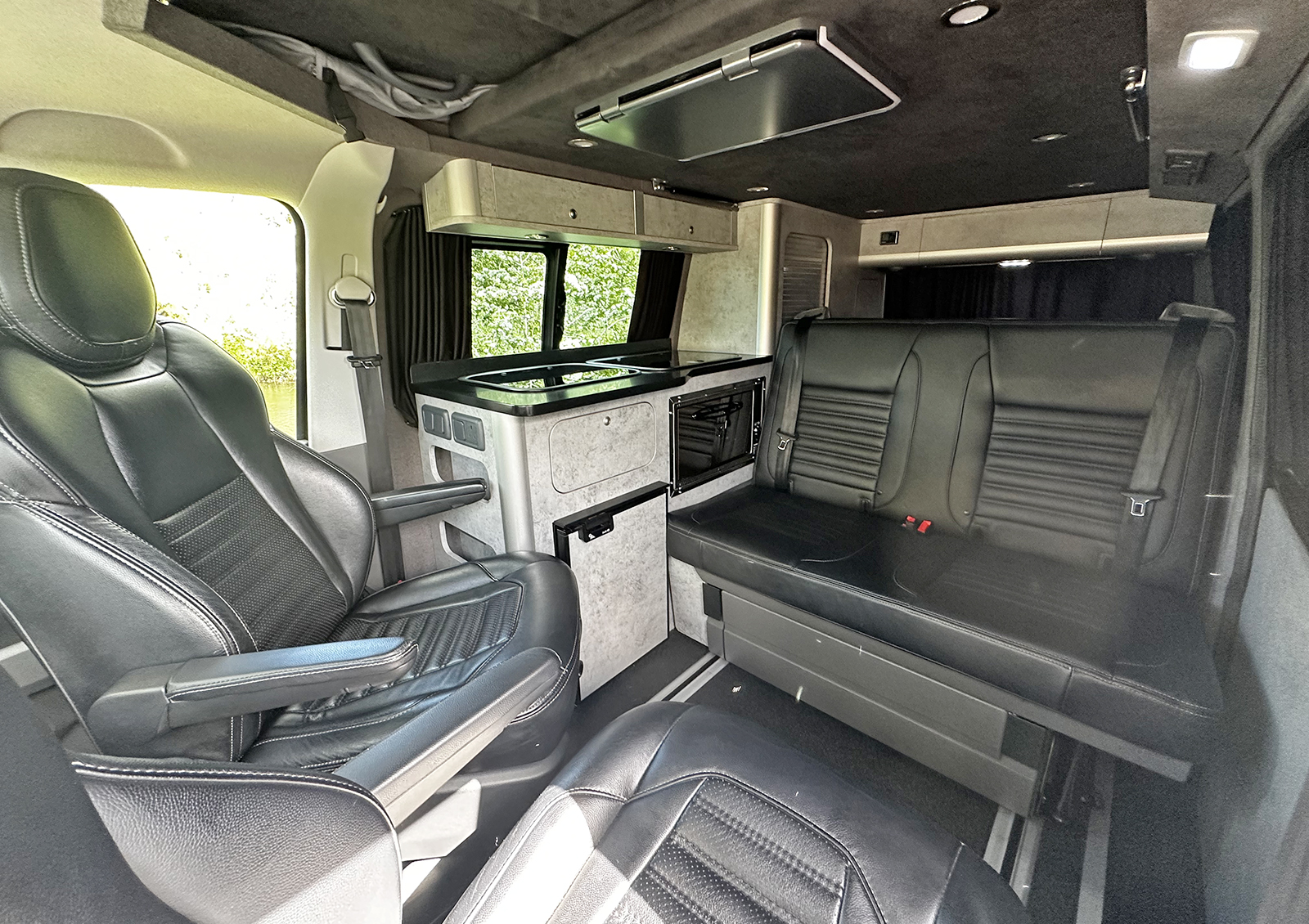 VW Transporter T6.1 - SWB - Exploria Rhythm Campervan - Deep Black Metallic - Image 29